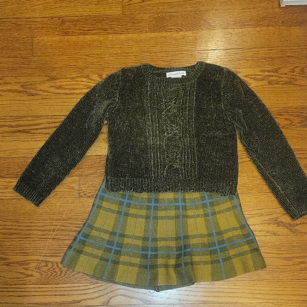 Tommy Bahama Kids Set - Black and Yellow Plaid